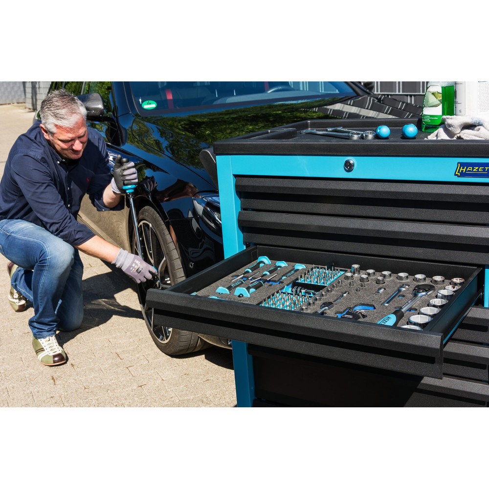 Productafbeelding nr. 3: Gereedschapswagen HAZET® Assistent®, incl. 147-delig gereedschapsassortiment