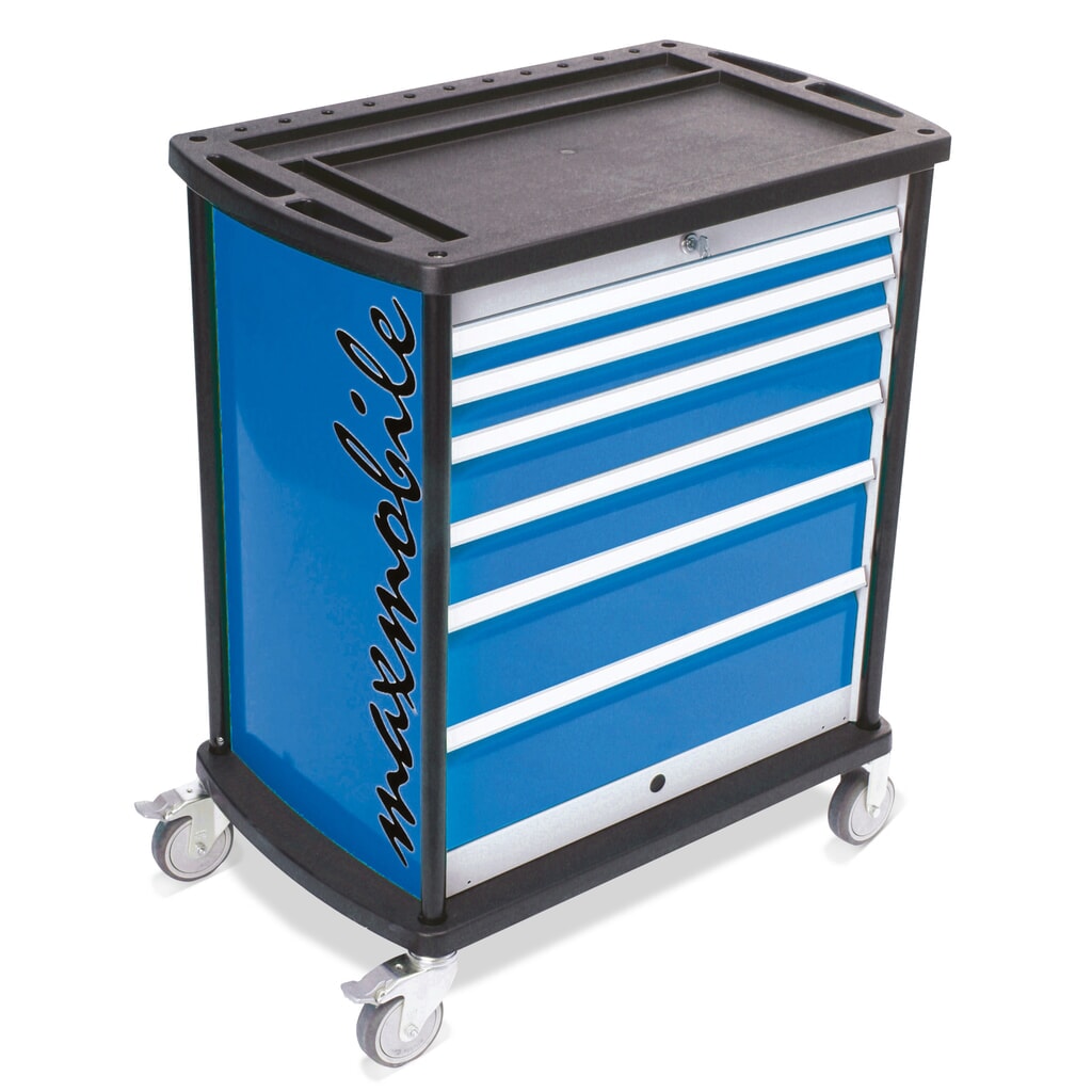 Product afbeelding: Gereedschapswagen Maxmobile met 6 lades van 600 x 300 mm, verschillende hoogtes