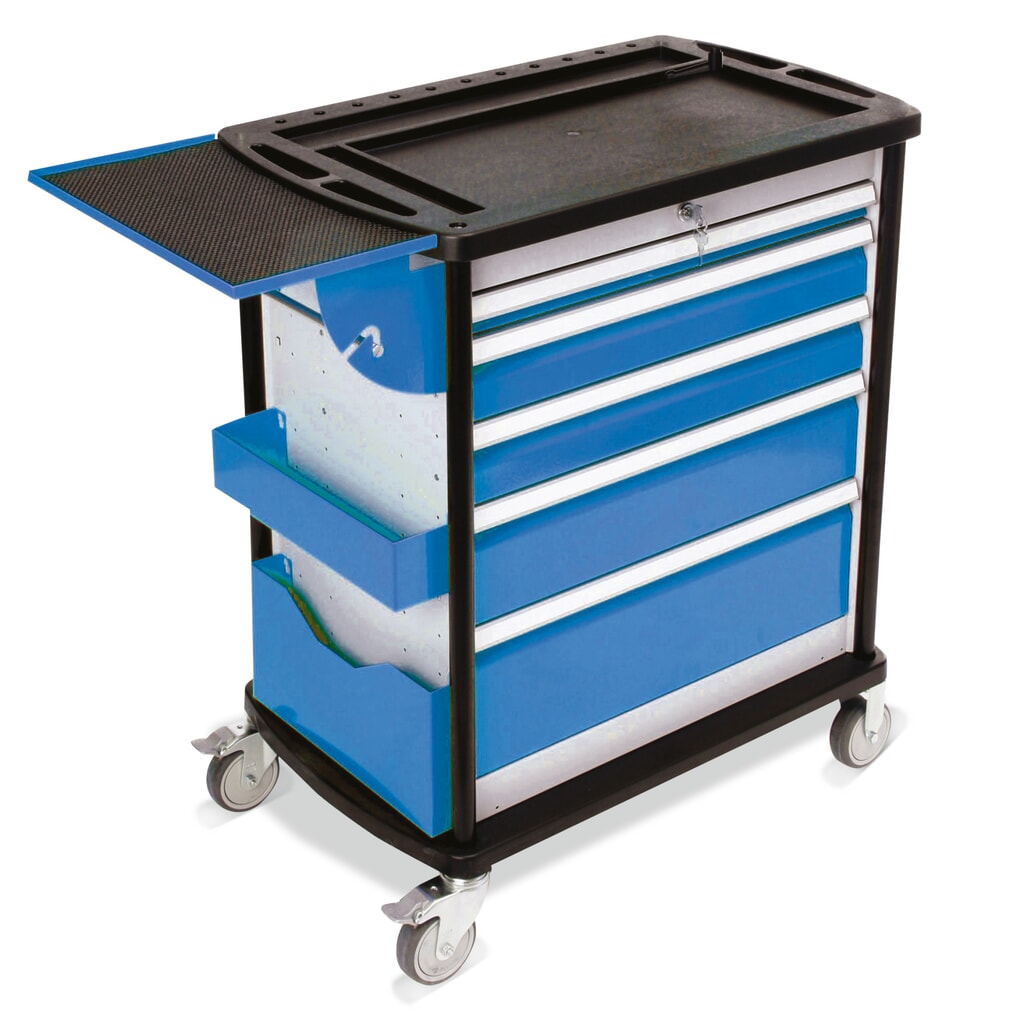 Gereedschapswagen Maxmobile met 5 lades van 600 x 300 mm Product afbeelding: Gereedschapswagen Maxmobile met 5 lades van 600 x 300 mm