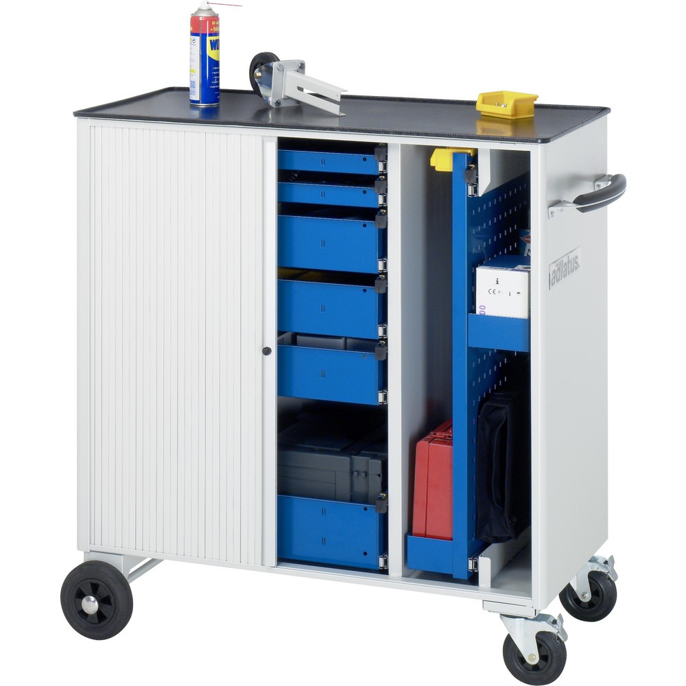 Productafbeelding nr. 2: Gereedschapswagen RAU serie adlatus, hxbxd 1.080 x 1.025 x 520 mm, 6 lades 2 x 40, 3 x 105, 1 x 130 mm, metalen werkblad