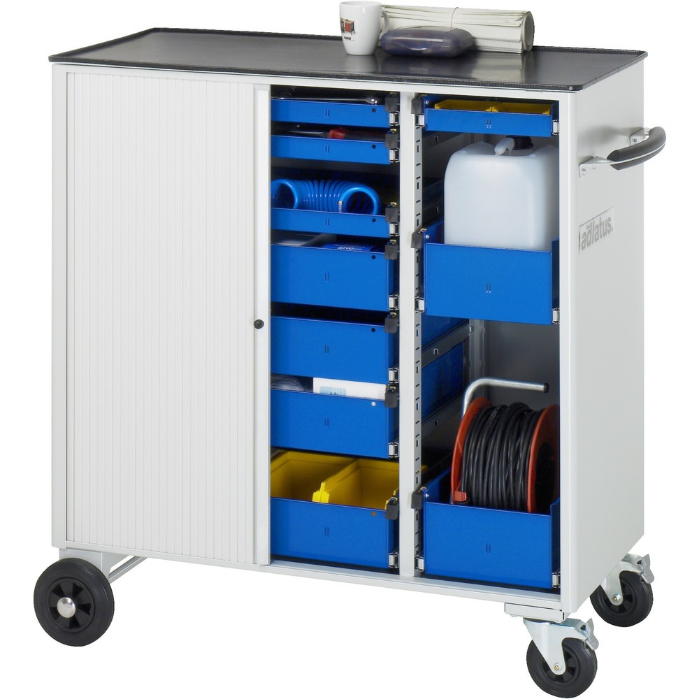 Productafbeelding nr. 2: Gereedschapswagen RAU serie adlatus, hxbxd 1.080 x 1.025 x 520 mm, 10 lades 4 x 65, 4 x 130, 2 x 150 mm, metalen werkblad