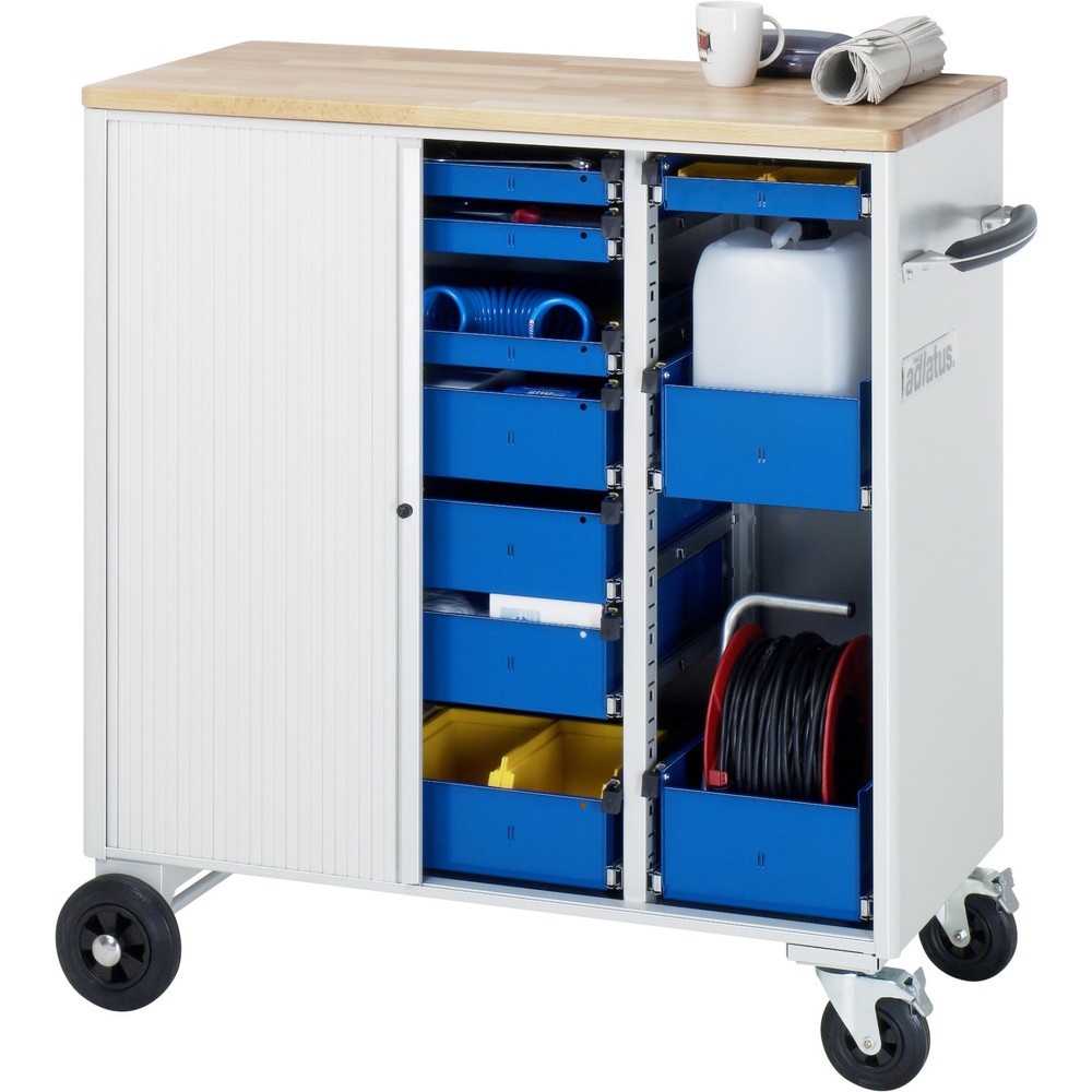 Productafbeelding nr. 3: Gereedschapswagen RAU serie adlatus, hxbxd 1.080 x 1.025 x 520 mm, 10 lades 4 x 65, 4 x 130, 2 x 150 mm, beuken werkblad