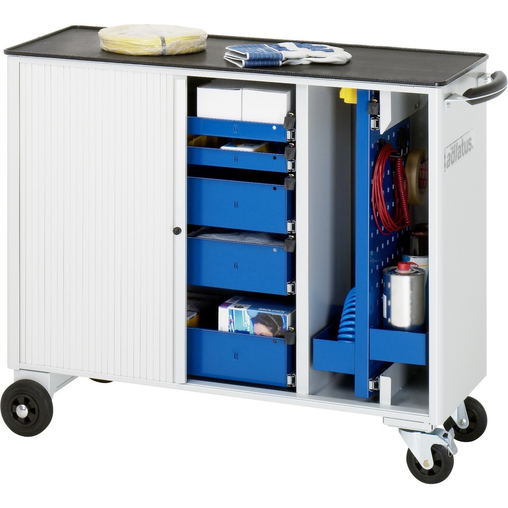 Productafbeelding nr. 2: Gereedschapswagen RAU serie adlatus, hxbxd 860 x 1.025 x 400 mm, 5 lades 2 x 40, 3 x 105 mm, metalen werkblad