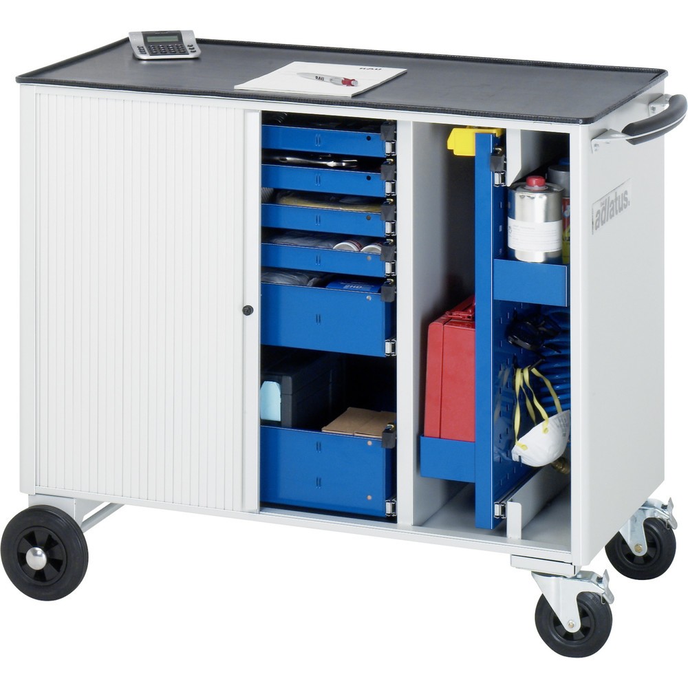 Productafbeelding nr. 3: Gereedschapswagen RAU serie adlatus, hxbxd 890 x 1.025 x 520 mm, 6 lades 4 x 40, 1 x 105, 1 x 130 mm, metalen werkblad