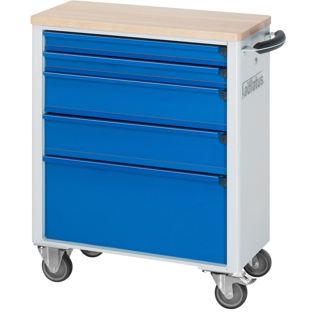 Productafbeelding nr. 3: Gereedschapswagen RAU serie adlatus 700, hxbxd 860 x 700 x 350 mm, 5 lades 2 x 65, 2 x 130, 1 x 260 mm, beuken werkblad