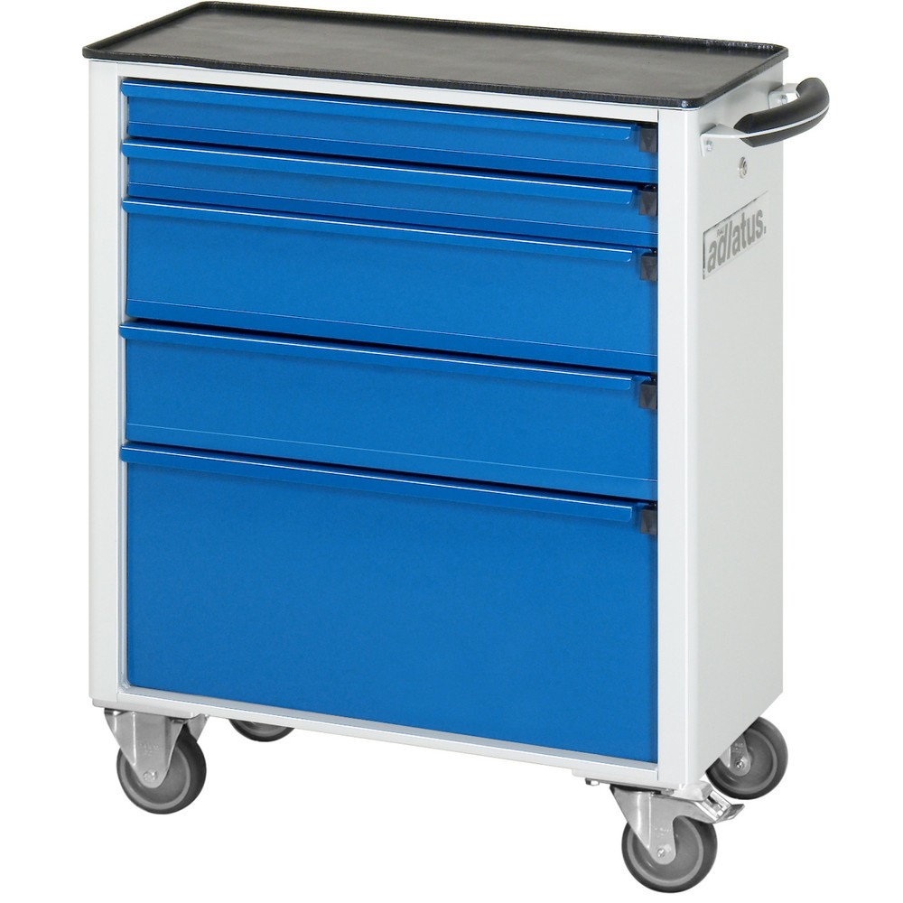 Productafbeelding nr. 2: Gereedschapswagen RAU serie adlatus 700, hxbxd 860 x 700 x 350 mm, 5 lades 2 x 65, 2 x 130, 1 x 260 mm, metalen werkblad