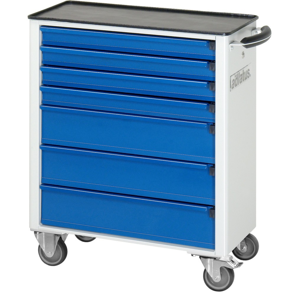 Productafbeelding nr. 2: Gereedschapswagen RAU serie adlatus 700, hxbxd 860 x 700 x 350 mm, 7 lades 4 x 65, 3 x 130 mm, metalen werkblad