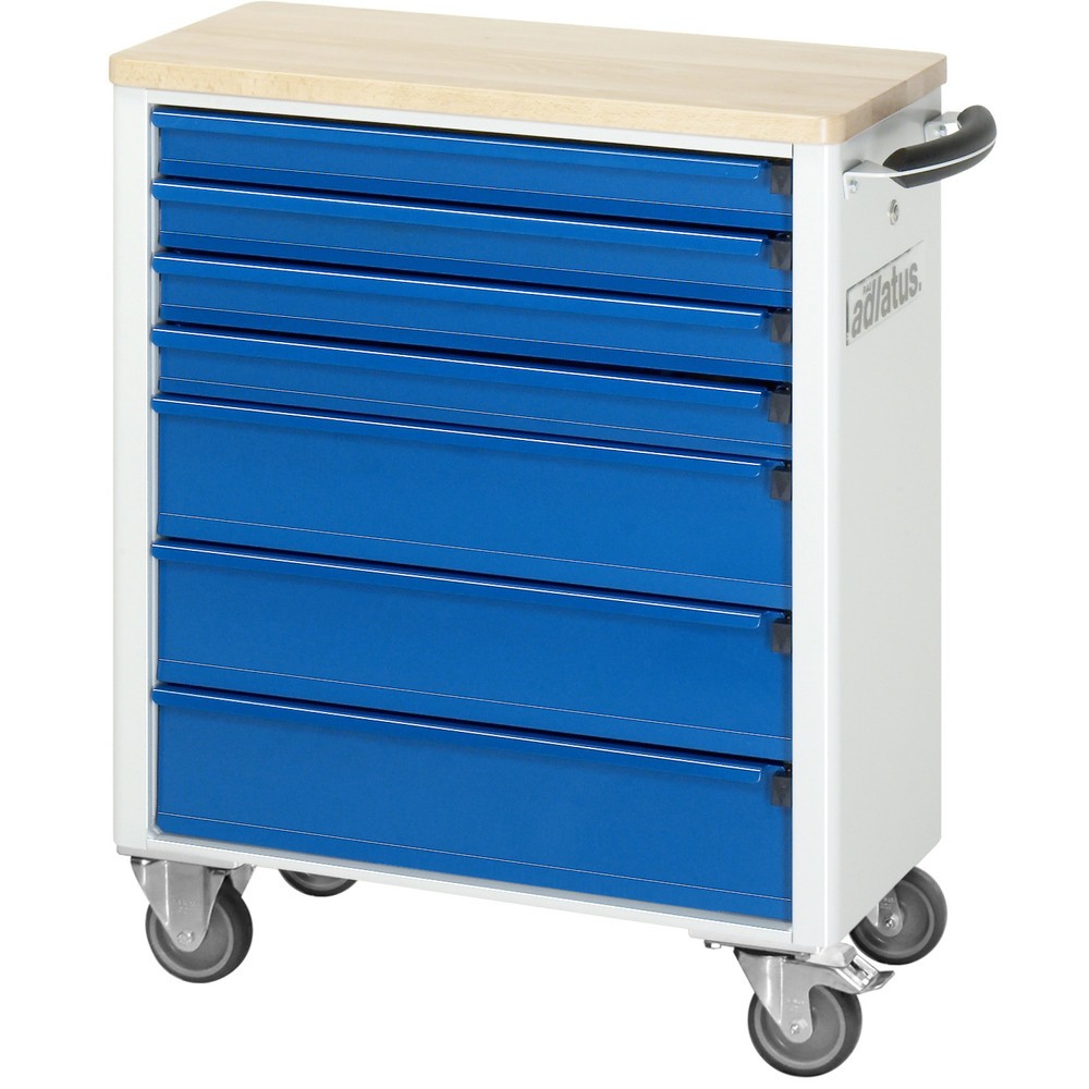 Productafbeelding nr. 3: Gereedschapswagen RAU serie adlatus 700, hxbxd 860 x 700 x 350 mm, 7 lades 4 x 65, 3 x 130 mm, beuken werkblad
