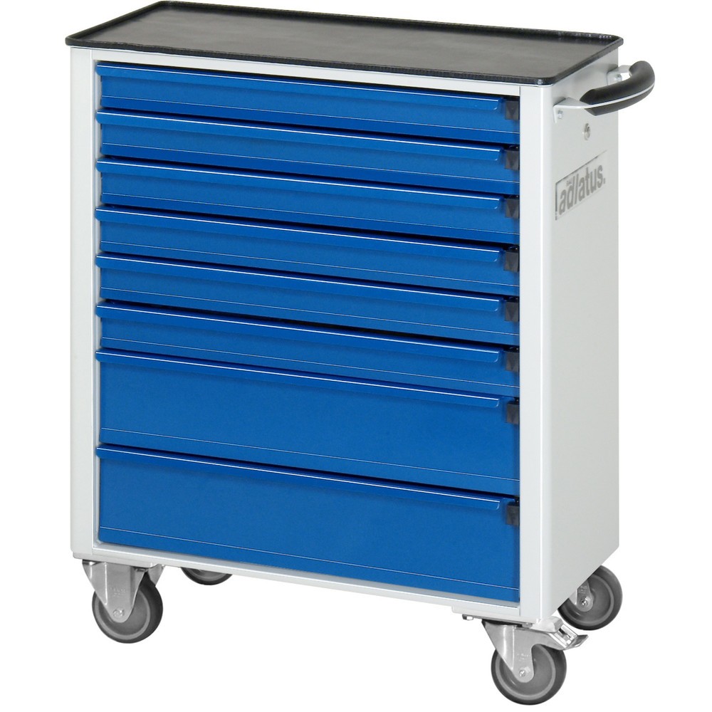Productafbeelding nr. 2: Gereedschapswagen RAU serie adlatus 700, hxbxd 860 x 700 x 350 mm, 8 lades 6 x 65, 2 x 130 mm, metalen werkblad