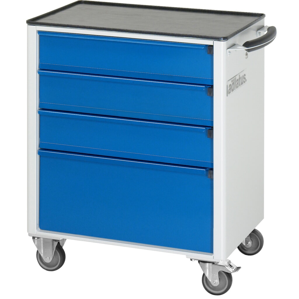 Productafbeelding nr. 2: Gereedschapswagen RAU serie adlatus 700, hxbxd 860 x 700 x 510 mm, 4 lades 3 x 130, 1 x 260 mm, metalen werkblad