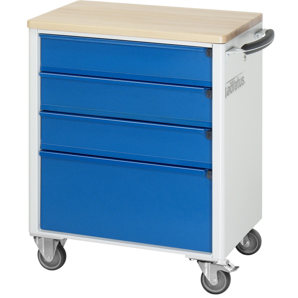 Productafbeelding nr. 3: Gereedschapswagen RAU serie adlatus 700, hxbxd 860 x 700 x 510 mm, 4 lades 3 x 130, 1 x 260 mm, beuken werkblad