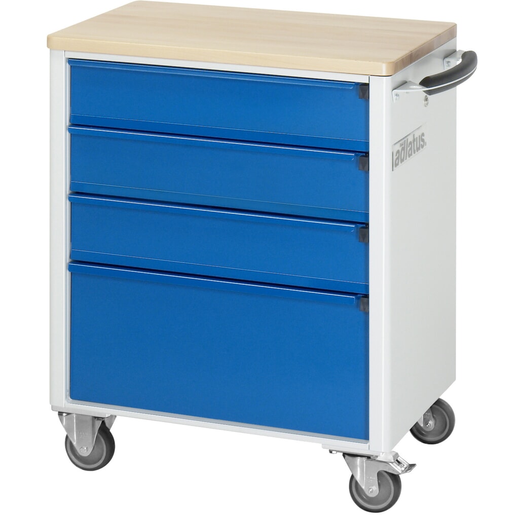 Productafbeelding nr. 4: Gereedschapswagen RAU serie adlatus 700, hxbxd 860 x 700 x 510 mm, 4 lades 3 x 130, 1 x 260 mm, beuken werkblad