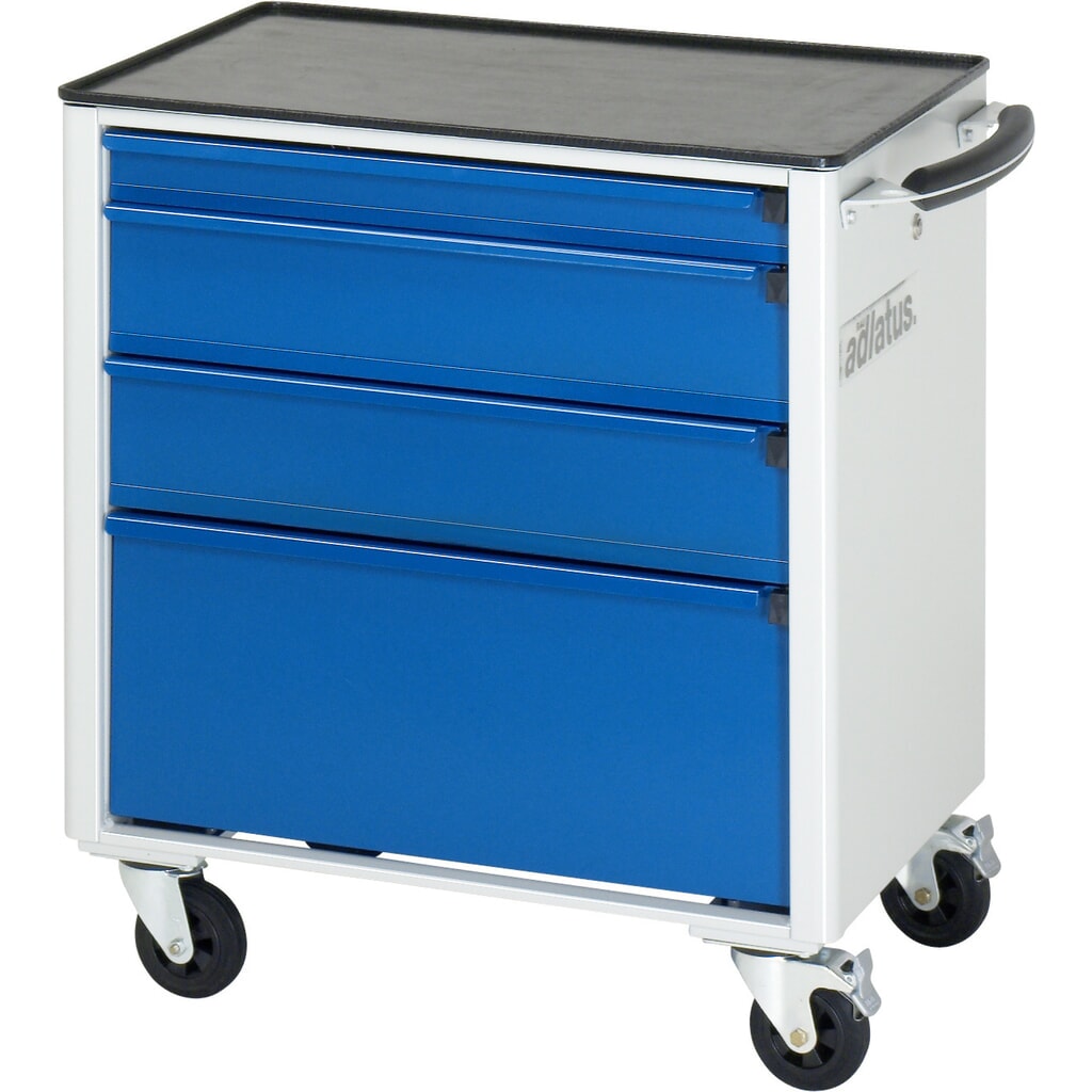 Gereedschapswagen RAU serie adlatus 700, hxbxd 790 x 700 x 510 mm, 4 lades 1 x 65, 2 x 130, 1 x 260 mm, metalen werkblad Productafbeelding nr. 2: Gereedschapswagen RAU serie adlatus 700, hxbxd 790 x 700 x 510 mm, 4 lades 1 x 65, 2 x 130, 1 x 260 mm, metalen werkblad