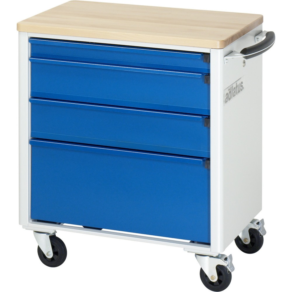 Productafbeelding nr. 3: Gereedschapswagen RAU serie adlatus 700, hxbxd 790 x 700 x 510 mm, 4 lades 1 x 65, 2 x 130, 1 x 260 mm, beuken werkblad