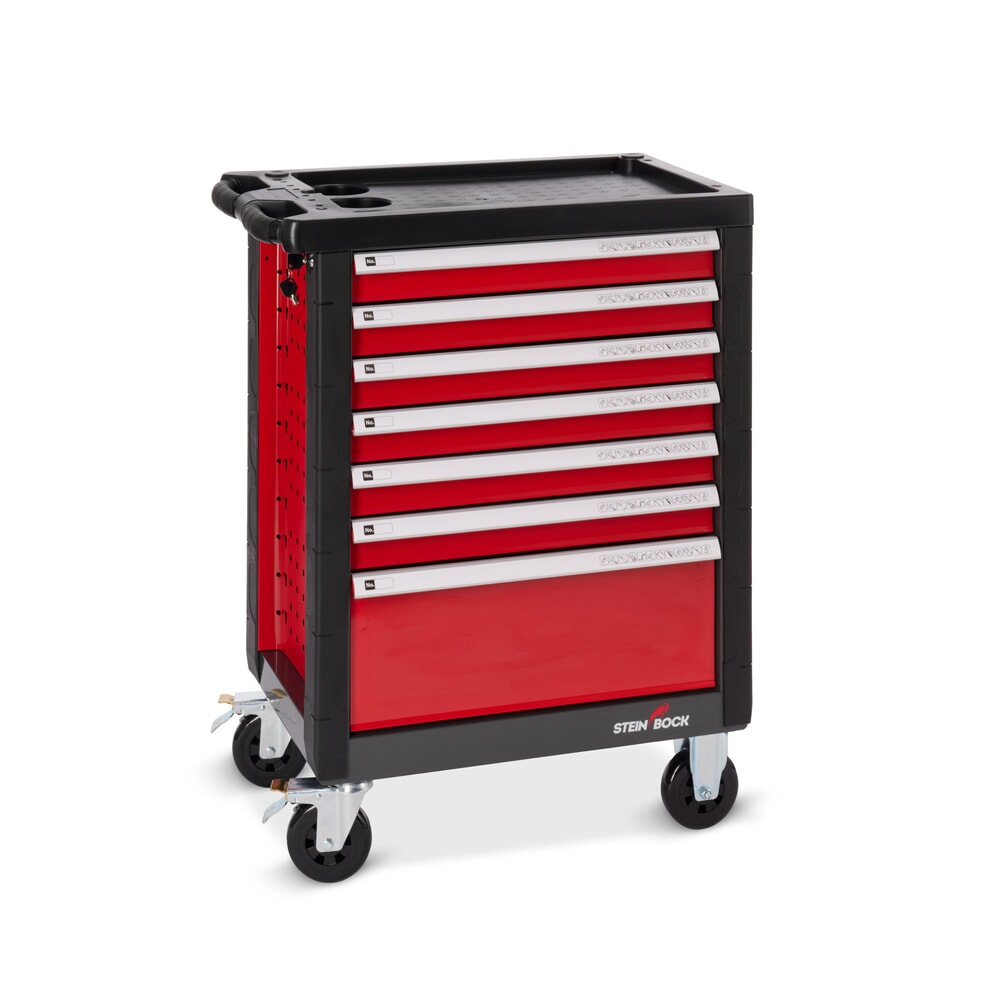 Product afbeelding: Gereedschapswagen Steinbock® L, 7 lades, afsluitbaar, incl. 178-delig gereedschapsassortiment