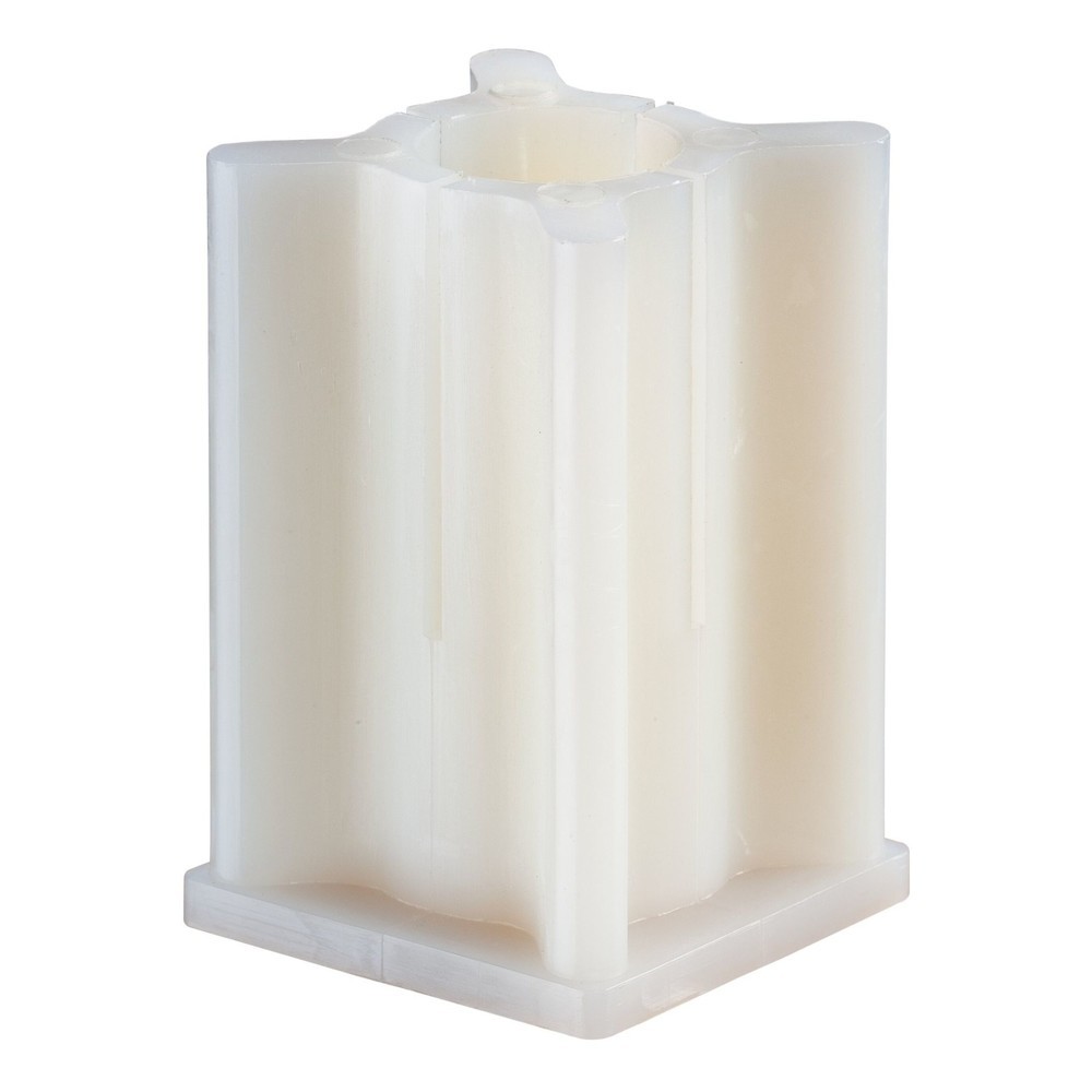 Productafbeelding nr. 2: Gespreide bevestiging voor apparaatwiel TPE met boutgat, ronde buis, spanbereik 21,5 - 24,0 mm, incl. inslaghuls 20,0 x 37,8 x 37,8 mm