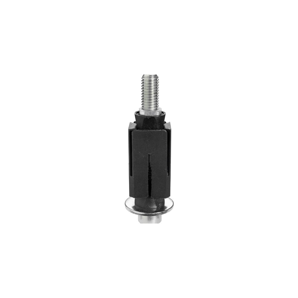 Product afbeelding: Gespreide bevestiging voor apparaatwiel TPE met boutgat, vierkante buis, spanbereik 21,5 - 24,0 mm