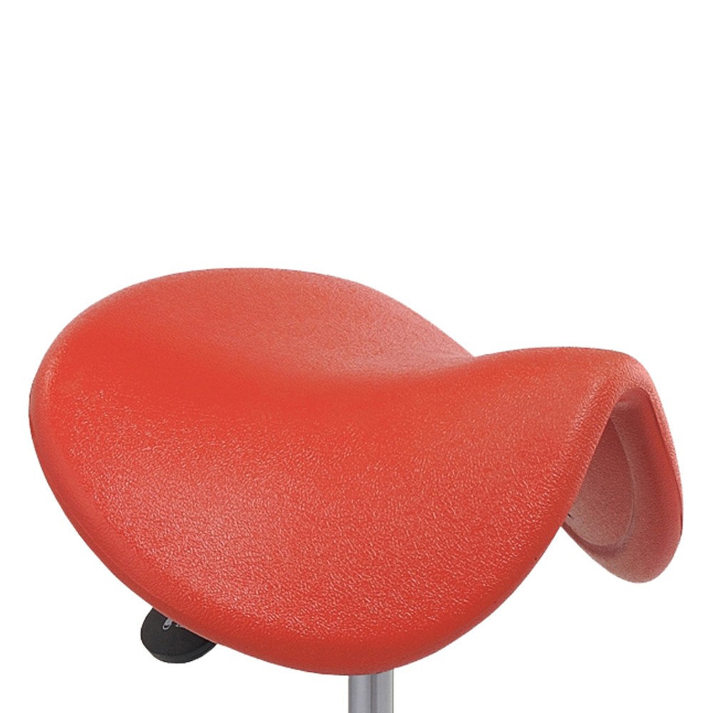 Productafbeelding nr. 3: Global Stole A/S Kruk Ergonomic, PU-zadelzitting, zithoogte 480-550 mm, wielen, zwart