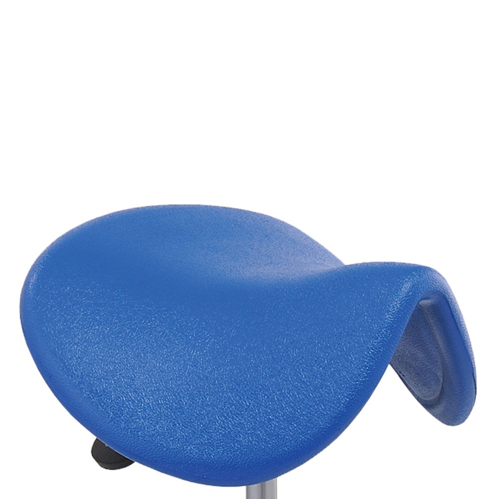 Productafbeelding nr. 4: Global Stole A/S Kruk Ergonomic, PU-zadelzitting, zithoogte 480-550 mm, wielen, zwart