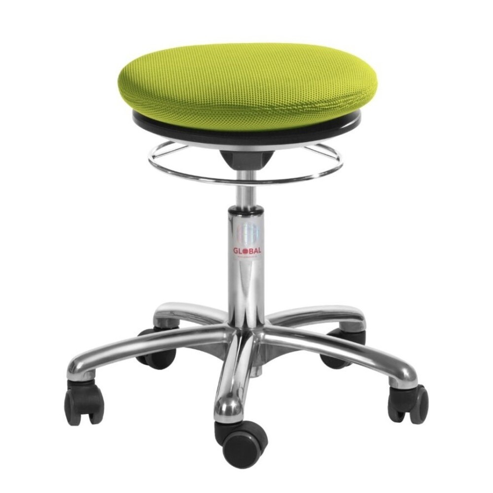 Productafbeelding nr. 1: Global Stole A/S Kruk Pilates, 3D-stof, zithoogte 450-580 mm, groen