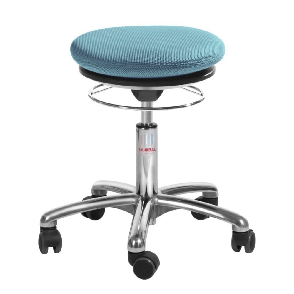 Productafbeelding nr. 1: Global Stole A/S Hocker Pilates, 3D-stof, zithoogte 450-580 mm, lichtblauw