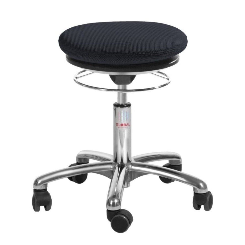 Productafbeelding nr. 1: Global Stole A/S Kruk Pilates, 3D-stof, zithoogte 450-580 mm, zwart