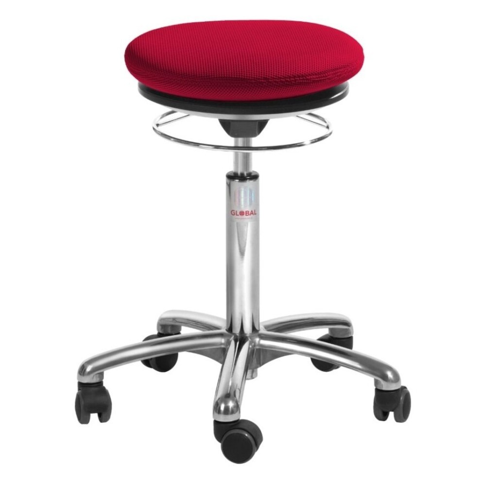 Productafbeelding nr. 1: Global Stole A/S Kruk Pilates, 3D-stof, zithoogte 540-730 mm, rood