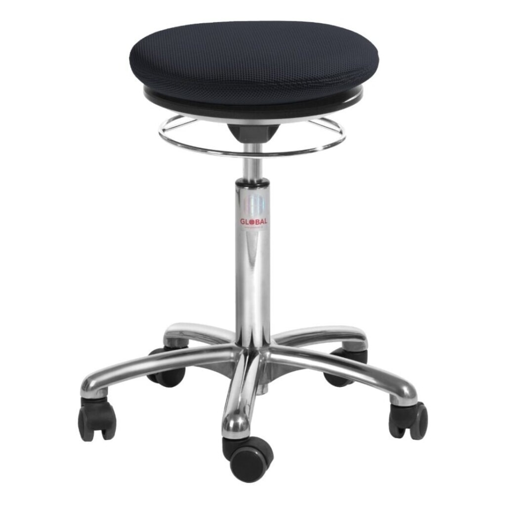 Product afbeelding: Global Stole A/S Kruk Pilates, 3D-stof, zithoogte 540-730 mm, zwart