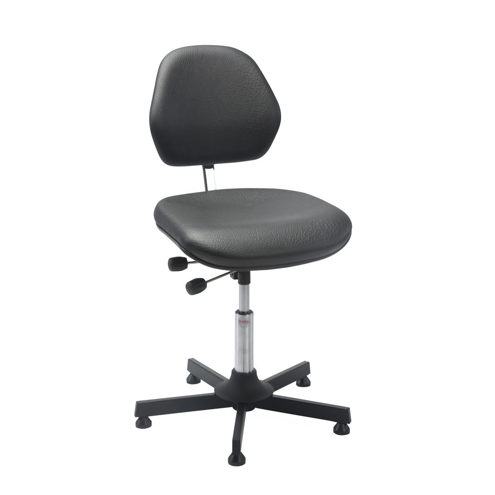 Product afbeelding: Global Stole A/S werkkruk Aktiv Alba, zithoogte 610-800 mm, kunstleer, stalen onderstel