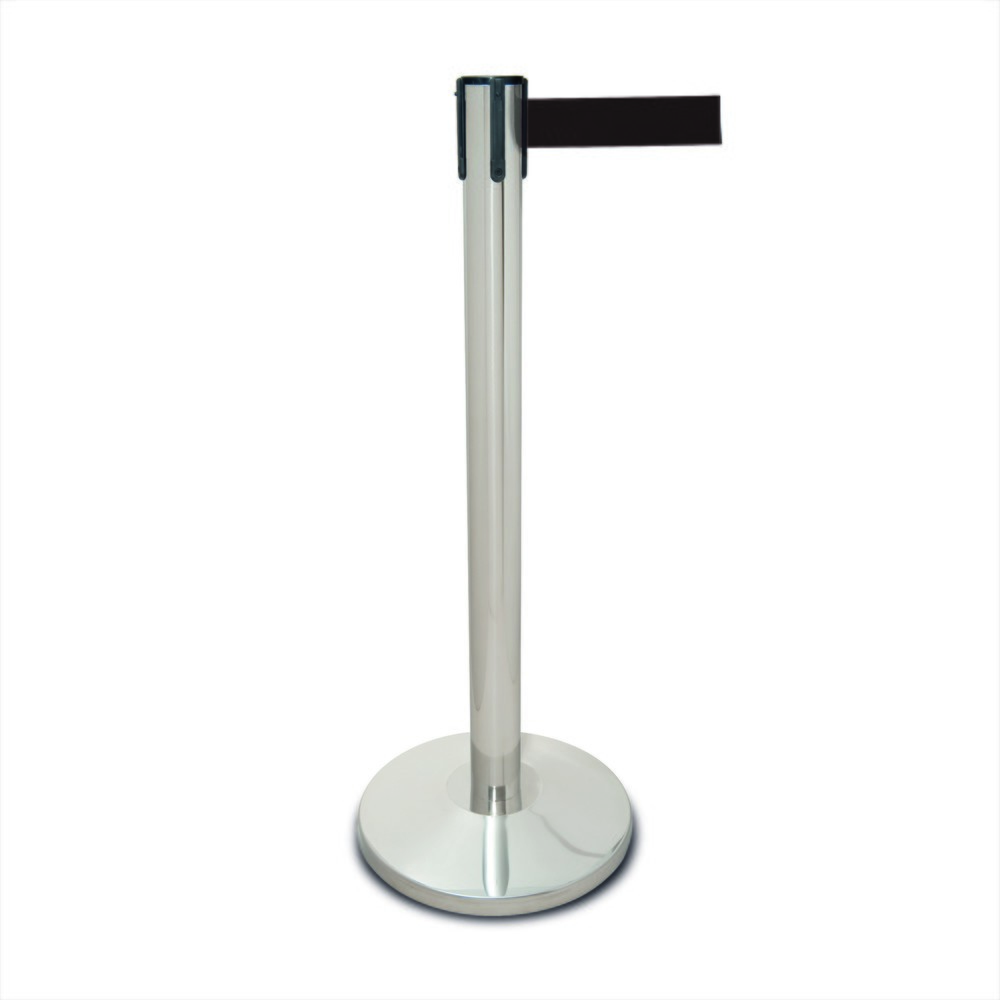 Product afbeelding: Riemstandaard MORION van roestvrij staal, lintlengte 2,5 m, zwart