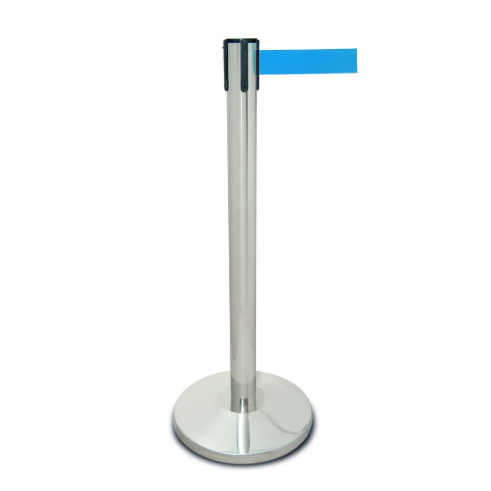 Product afbeelding: Riemstandaard MORION van roestvrij staal, lintlengte 2,5 m, blauw