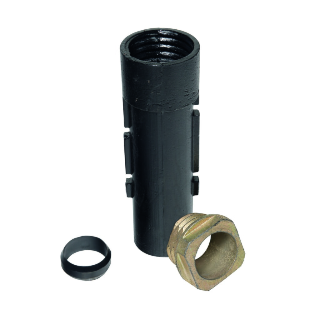 Grondbuis met klem- & schroefdraadring, Ø 60 mm, lengte 300 mm Product afbeelding: Grondbuis met klem- & schroefdraadring, Ø 60 mm, lengte 300 mm