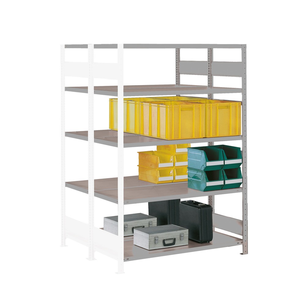 Product afbeelding: Grootvakstelling META, dubbelzijdig, AV, lichtgrijs, hxbxd 2.000 x 1.300 x 800 mm
