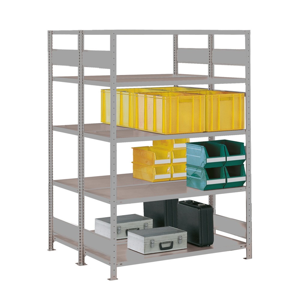 Product afbeelding: Grootvakstelling META, dubbelzijdig, BV, lichtgrijs, hxbxd 2.000 x 1.300 x 600 mm