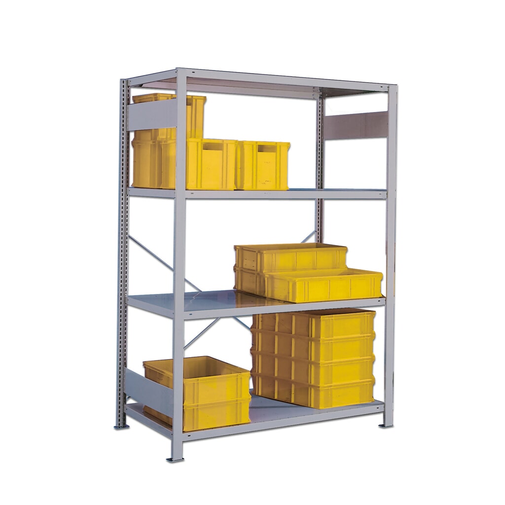 Product afbeelding: Legbordstelling META, verzinkt, met 7 legborden, vaklast 230 kg, hxbxd 3.000 x 1.356 x 636 mm