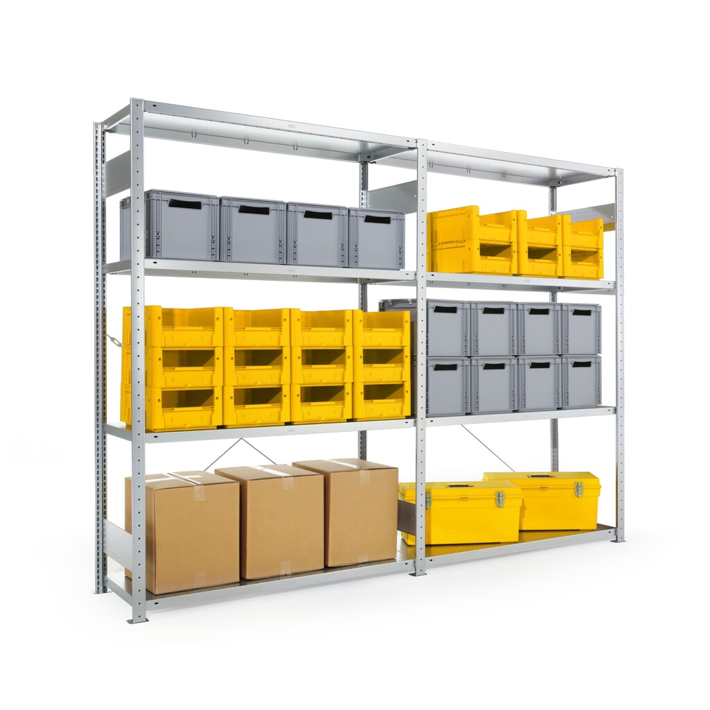 Productafbeelding nr. 2: Grootvakstelling META, eenzijdig, BV, verzinkt, hxbxd 2.000 x 1.300 x 300 mm
