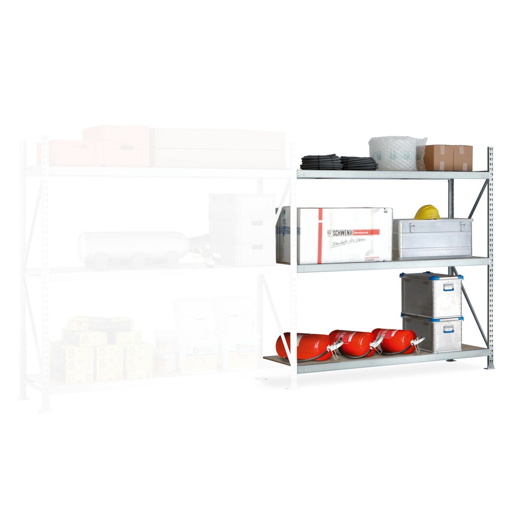 Product afbeelding: Grootvakstelling META, met spaanplaten, vaklast 600 kg, AE, hxbxd 2.200 x 1.800 x 800 mm