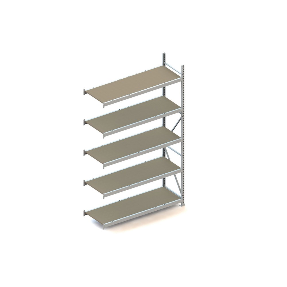 Product afbeelding: Grootvakstelling META, met spaanplaten, vaklast 600 kg, AE, hxbxd 3.000 x 1.800 x 650 mm