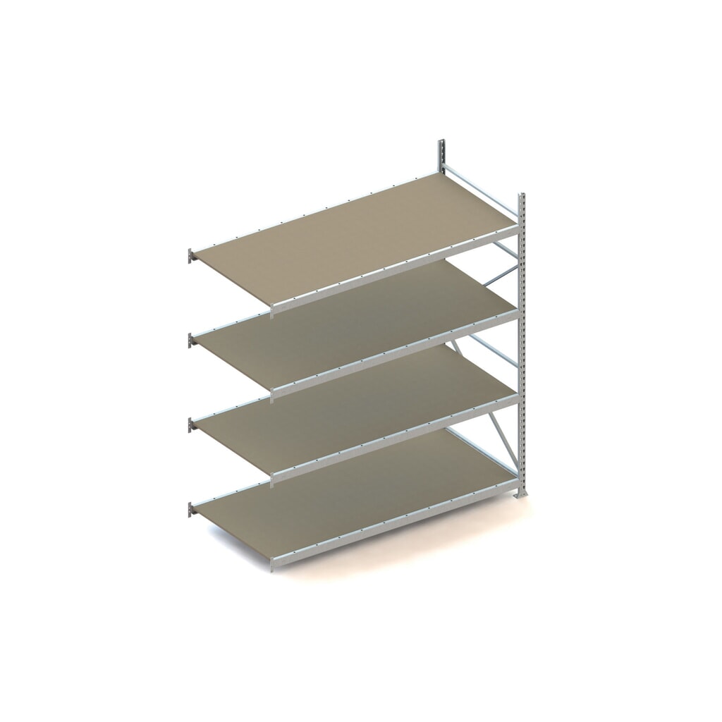 Product afbeelding: Grootvakstelling META, met spaanplaten, vaklast 600 kg, AE, hxbxd 2.500 x 2.200 x 1.050 mm