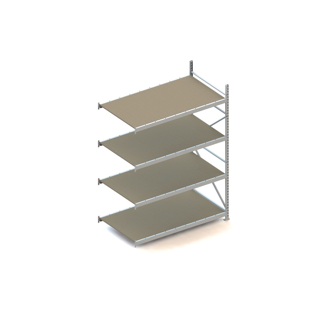 Product afbeelding: Grootvakstelling META, met spaanplaten, vaklast 600 kg, AE, hxbxd 2.500 x 1.800 x 1.050 mm