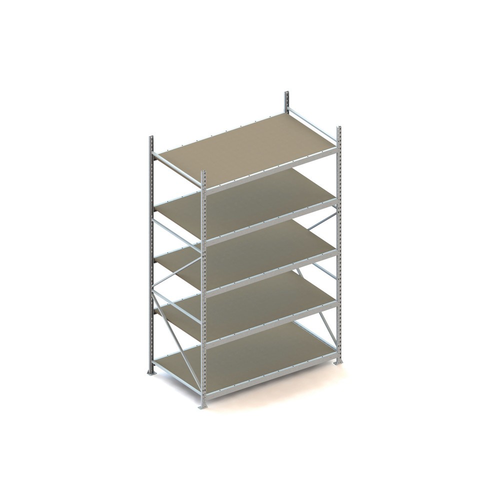 Product afbeelding: Grootvakstelling META, met spaanplaten, vaklast 600 kg, BE, hxbxd 3.000 x 1.800 x 1.050 mm