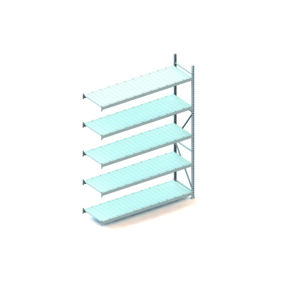 Product afbeelding: Grootvakstelling META, met stalen panelen, vaklast 600 kg, AE, hxbxd 3.000 x 2.200 x 650 mm