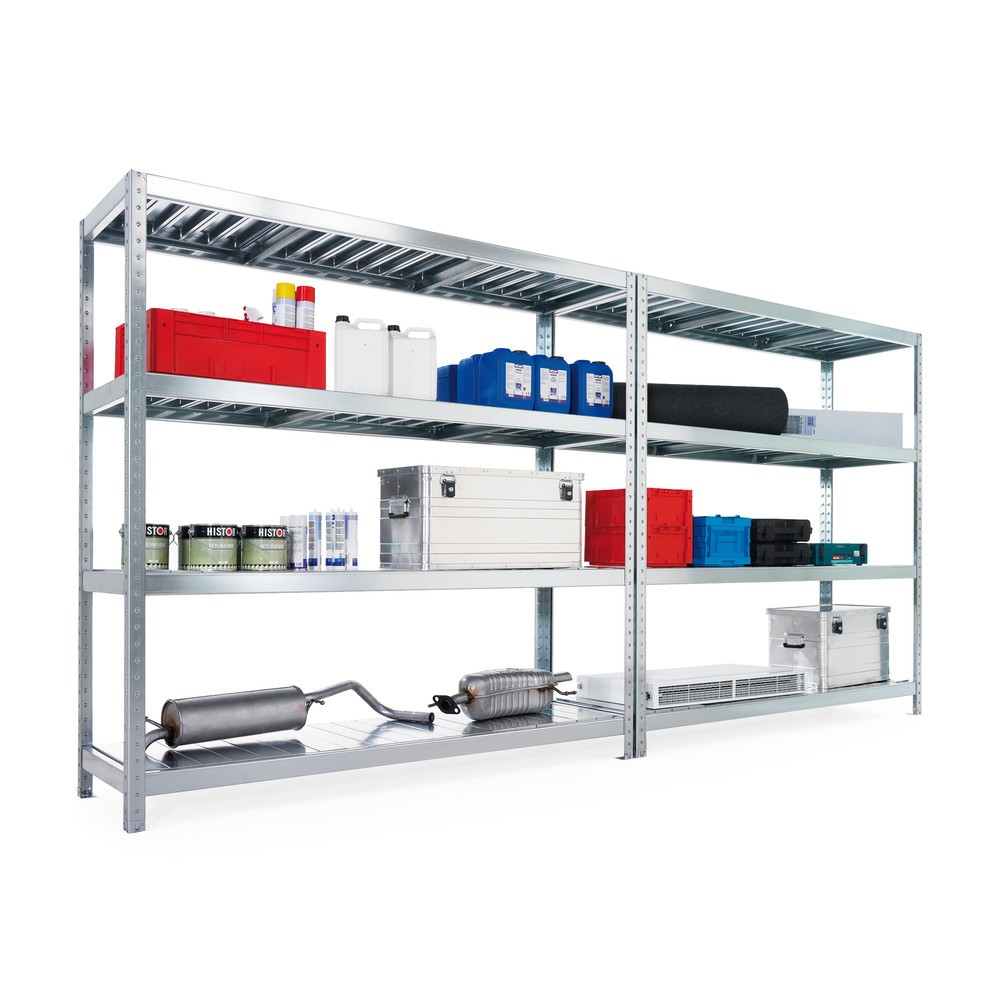 Productafbeelding nr. 3: Grootvakstelling META, met stalen panelen, vaklast 500 kg, hxbxd 1.970 x 1.700 x 400 mm