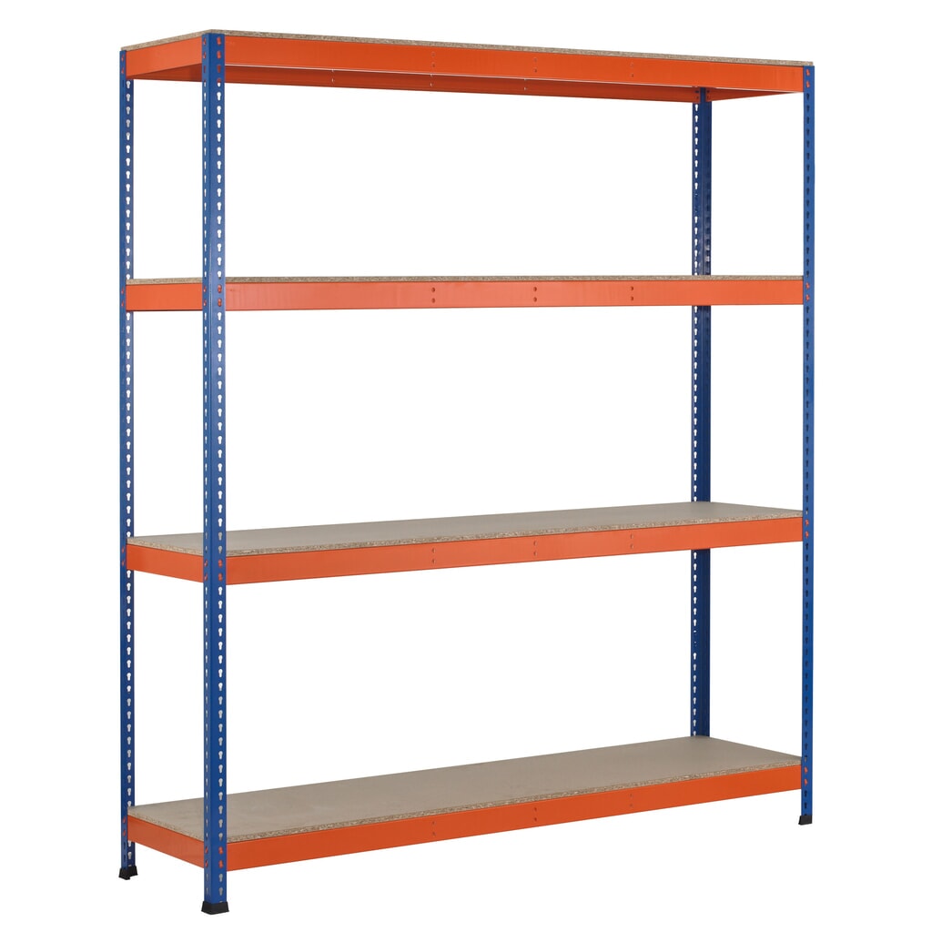 Grootvakstelling SCHULTE, met spaanplaten, BE, hxbxd 3.048 x 1.536 x 469 mm Product afbeelding: Grootvakstelling SCHULTE, met spaanplaten, BE, hxbxd 3.048 x 1.536 x 469 mm