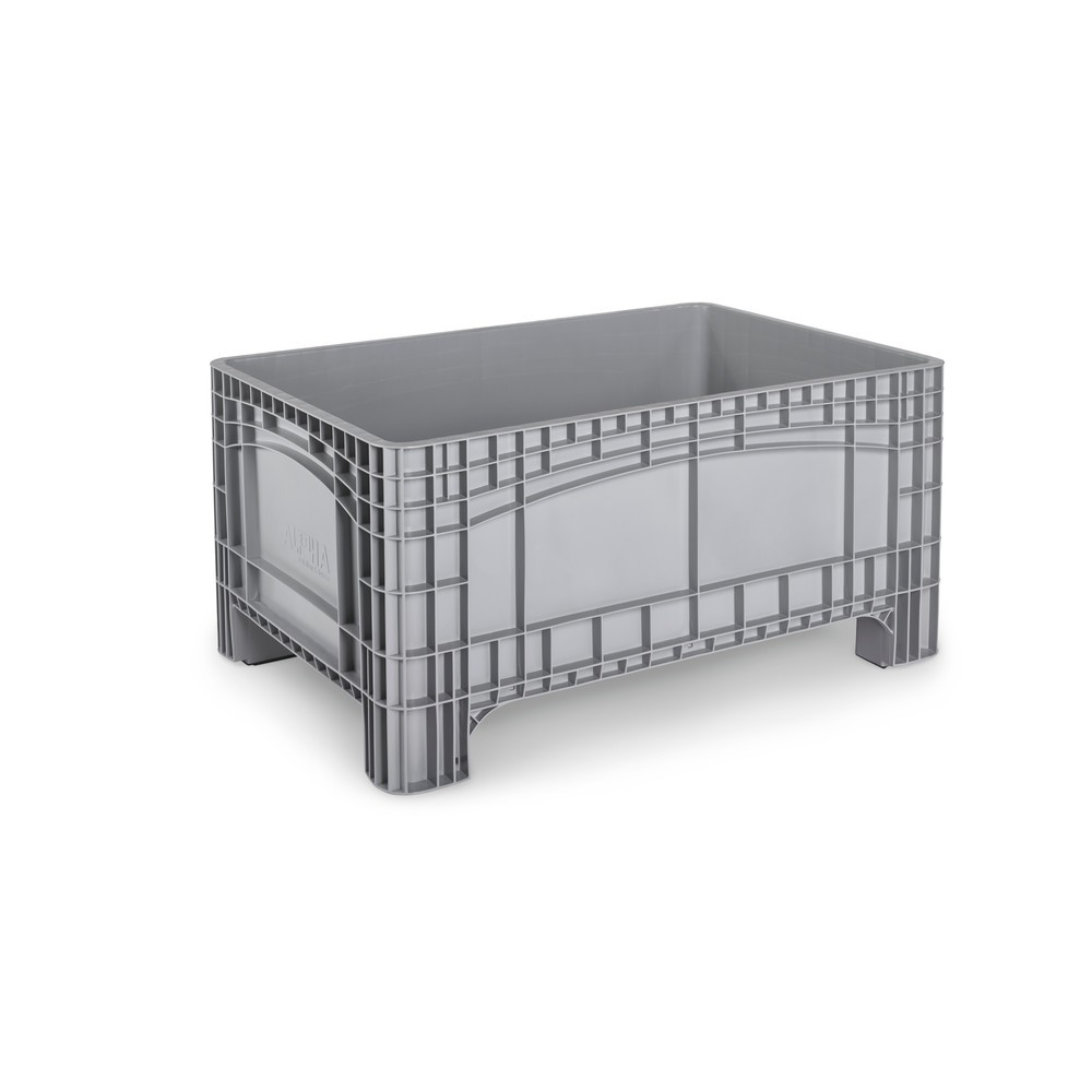 Product afbeelding: Grote container L, hxbxd 800 x 1.200 x 580 mm, 354 liter, 4 poten, grijs