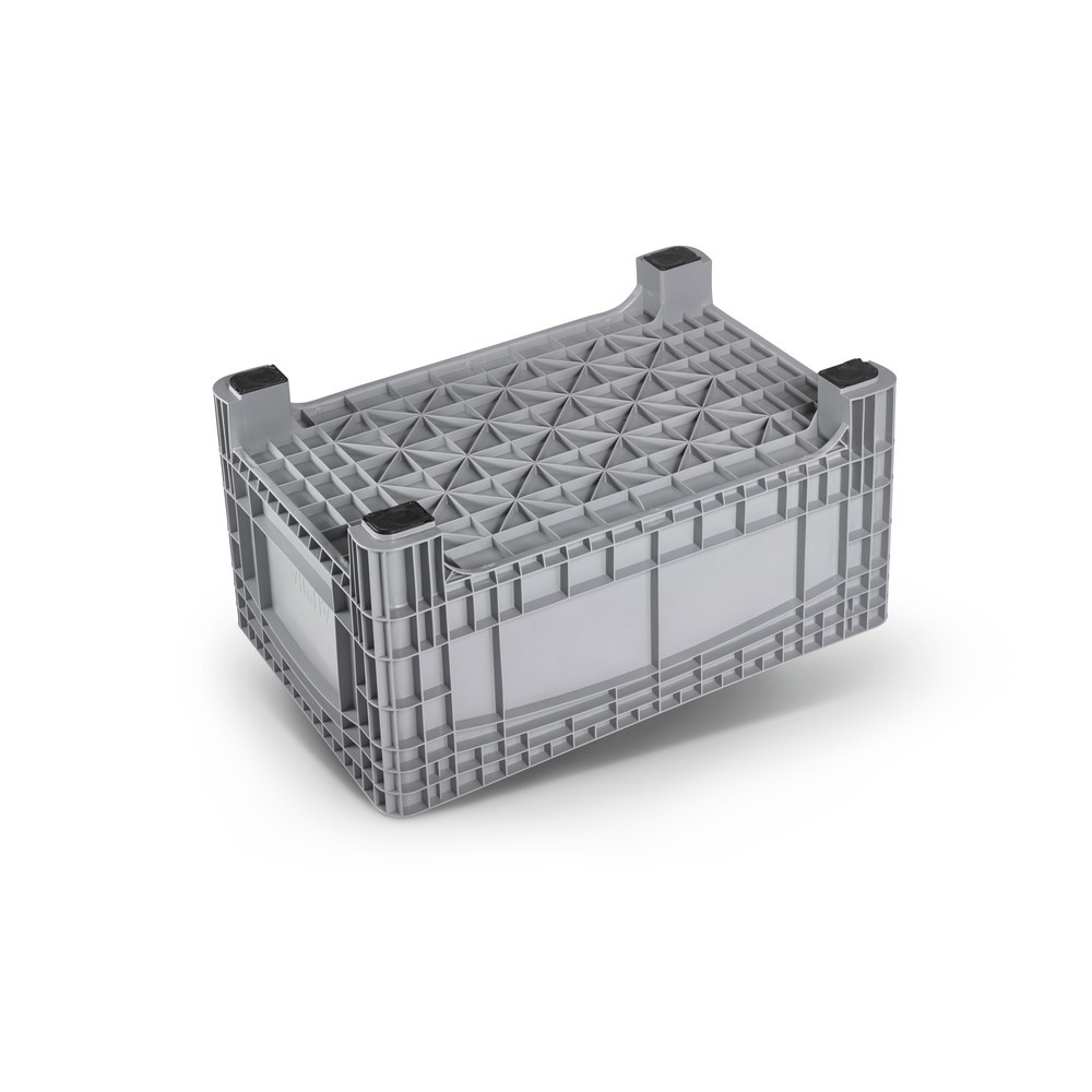 Productafbeelding nr. 2: Grote container L, hxbxd 800 x 1.200 x 580 mm, 354 liter, 4 poten, grijs