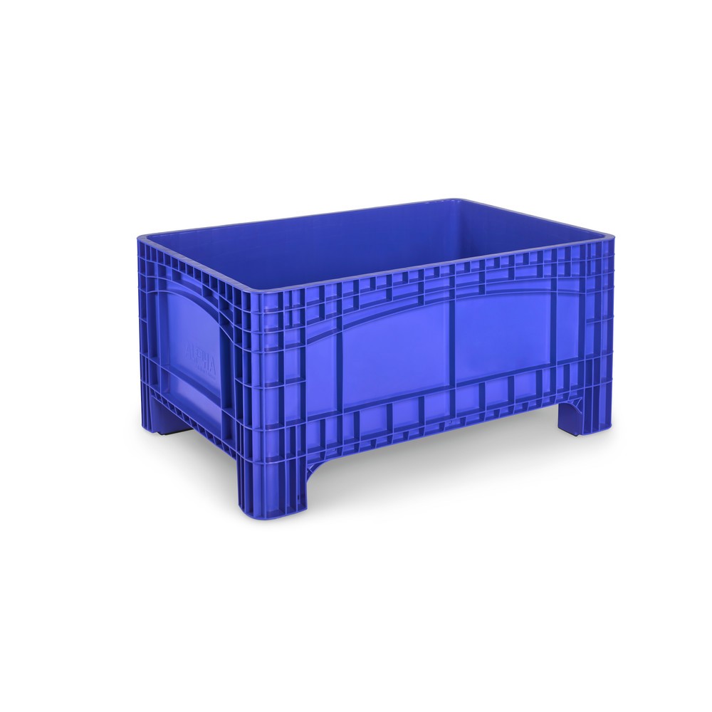 Product afbeelding: Grote container L, hxbxd 800 x 1.200 x 580 mm, 354 liter, 4 poten, blauw