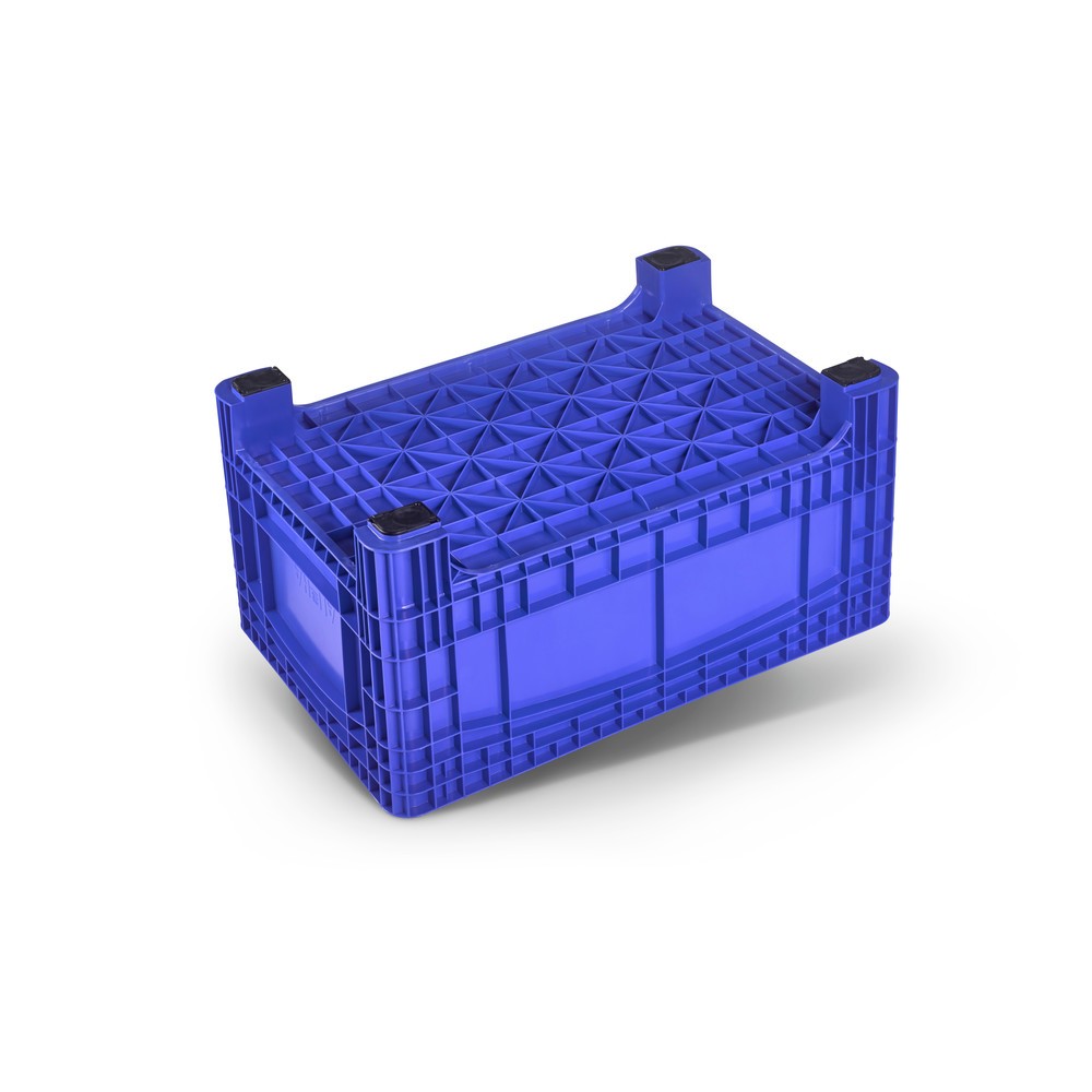 Productafbeelding nr. 2: Grote container L, hxbxd 800 x 1.200 x 580 mm, 354 liter, 4 poten, blauw