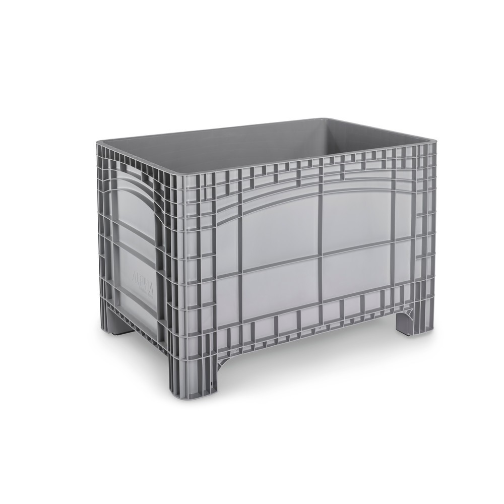 Product afbeelding: Grote container XL, hxbxd 800 x 1.200 x 800 mm, 535 liter, 4 poten, grijs