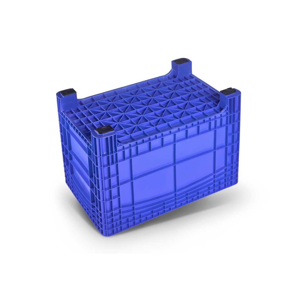 Productafbeelding nr. 2: Grote container XL, hxbxd 800 x 1.200 x 800 mm, 535 liter, 4 poten, blauw